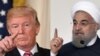 A combo photo of U.S. President Donald Trump (L) and Iranian President Hassan Rohani 