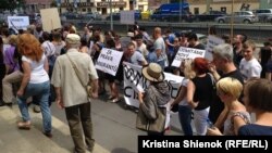 Акції протесту проти проекту нового закону про перебування іноземців у Чехії, Прага, 2 липня 2013 року