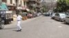 Дорожный полицейский на улице в Каире, 19-е августа