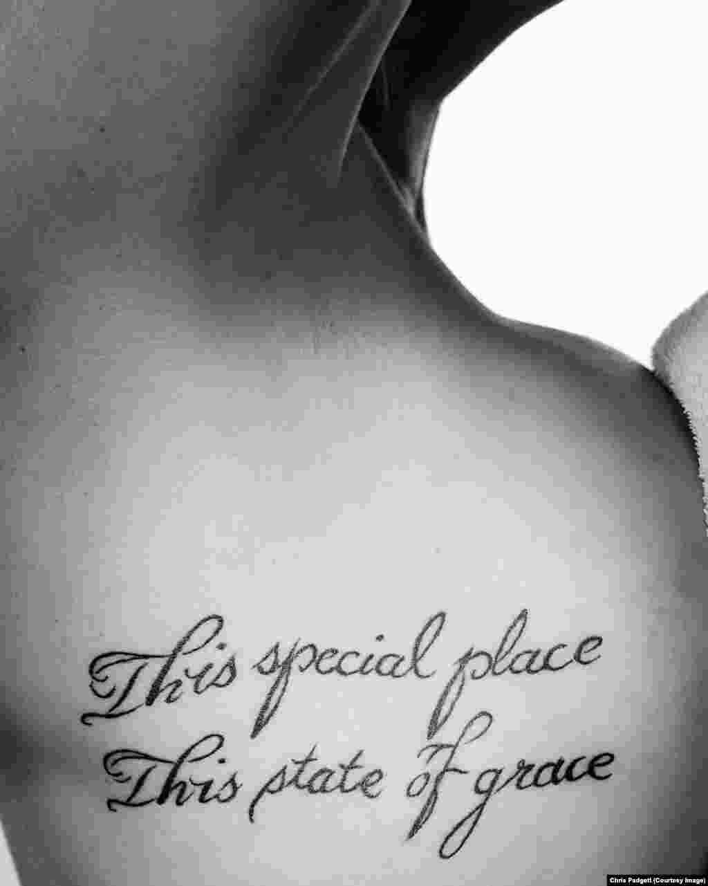 Jennifer was in a restaurant with her daughter, Christiana, and her dog, Sammy, when the blast happened right out front. Christiana received a tattoo with a quote from Barack Obama's speech in Boston following the tragedy first. Her mother soon got a matching tattoo.