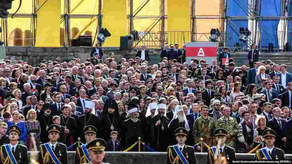 Офіційні гості урочистого військового параду на честь Дня Незалежності України