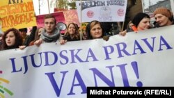 Sarajevo: Protestna šetnja povodom Dana ljudskih prava 