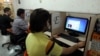 Iran -- People use internet at a cybercafe in the center of Tehran. File photo
