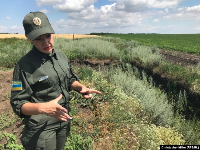 According to Oksana Ivanets, wild boars and deer are the only border violators in the vicinity of the fence at the moment.