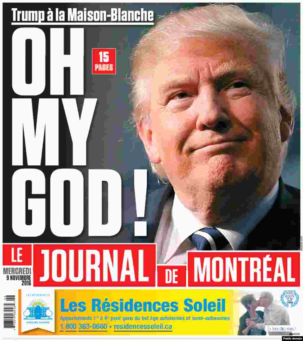 Canada’s Le Journal de Montreal newspaper.