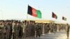 An Afghan army graduation ceremony in Kandahar on October 23.