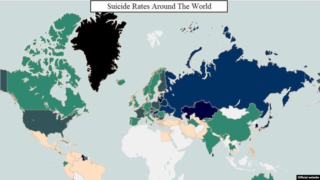 Suicide Rates Around The World