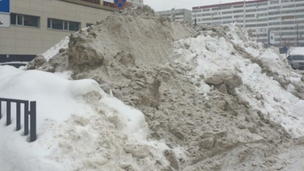 В Уфе незаконное складирование снега привело к ущербу на 210 млн рублей
