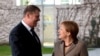 Cancelarul german Angela Merkel și președintele României, Klaus Iohannis