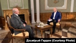 Аляксандар Лукашэнка і Дзьмітры Гардон, Менск, 5 жніўня 2020 