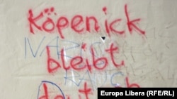 „Köpenick rămîne german” - inscripție xenofobă în cartierul omonim al Berlinului