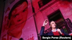 Kryeministri spanjoll Pedro Sanchez gjatë një fushate të partisë së tij PSOE, në Madrid të Spanjës më 10 nëntor 2019.