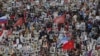 На шествии в Москве произошел конфликт из-за Нагорного Карабаха