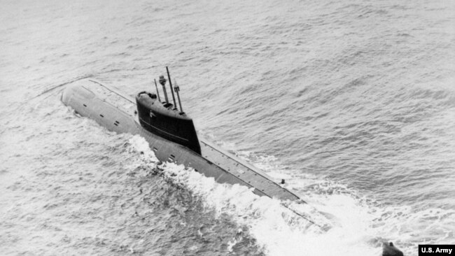 Podmornica K-278 snimljena 1986. godine
