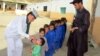 Children are vaccinated against polio during a three-day nationwide campaign to eradicate the disease, in Landikotal, near the Pakistani-Afghan border last month. 