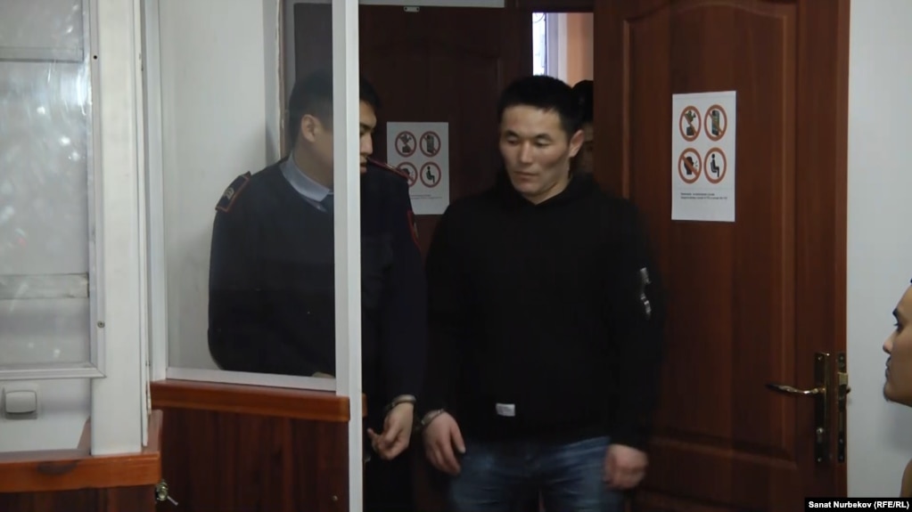 Тлек Табарикулы, бежавший в Казахстан из Китая, в суде. Жаркент, Алматинская область, 16 января 2020 года