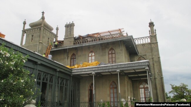Воронцовский дворец в Алупке, 7 июня 2019 года
