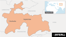 Mapa Tadžikistana