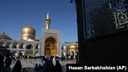 The mausoleum of Imam Reza in Mashhad (file photo)