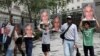 Демонстранты требуют справедливого наказания для Эпштейна, Нью-Йорк, 8 июля 2019