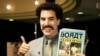 Britaniýaly komik Saşa Baron Koen, ol Borat Sagdiýewiň rolunda oýnady. ABŞ, Los-Anjeles, 2007-nji ýylyň 7-nji noýabry.