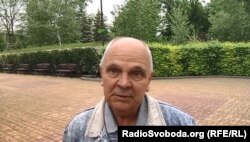Житель Донецька у парку Щербакова