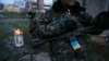 Український військовий на авіабазі в селі Любомирівка, неподалік Севастополя, 6 березня 2014 року