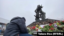 Memorialul „Victimelor fascismului” din Chișinău. 27 ianuarie 2020