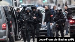 Forca policore në Strasburg.