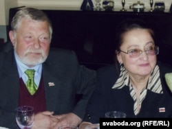 Юры Хадыка з жонкай Валянцінай. 2004 год