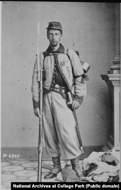Сержант Фрэнсис Э. Браунелл из 11 Нью-Йоркского пехотного полка, 1861. Автор Mathew Brady