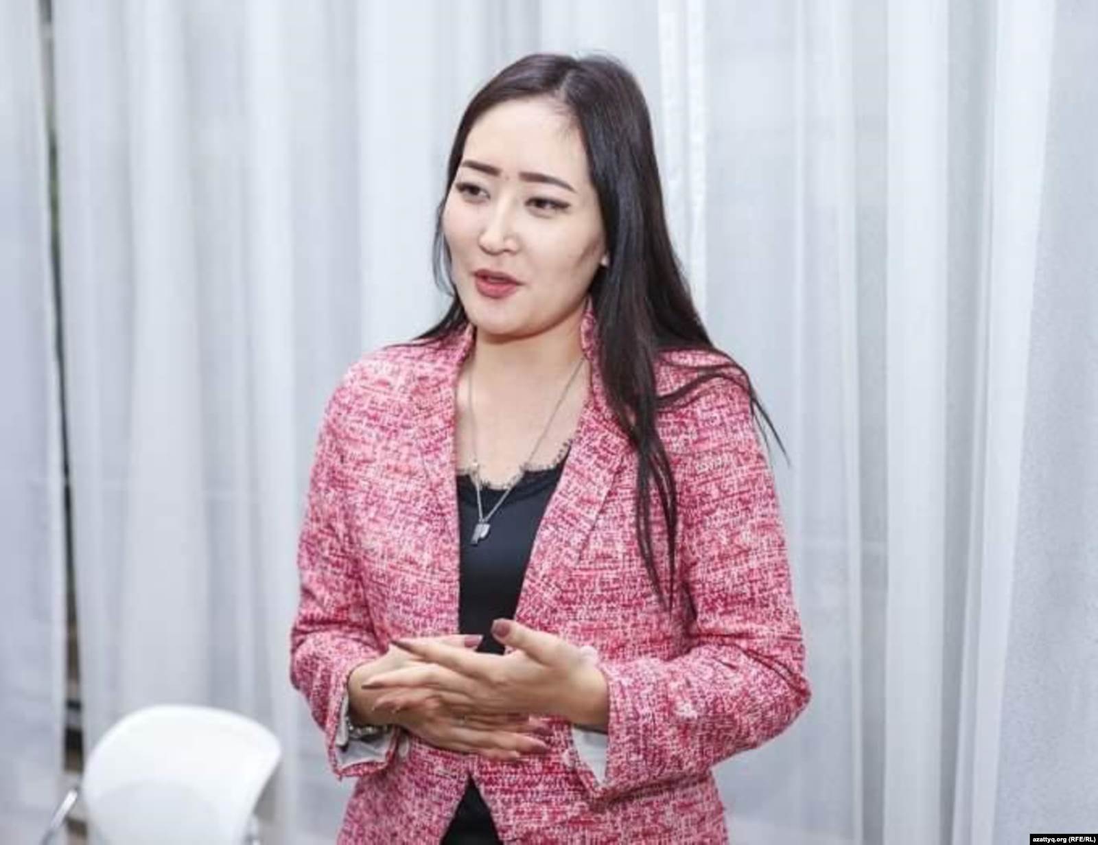 Сүлеймен Демирел атындағы университеттің заң факультетінің аға оқытушысы Әйгерім Құсайынқызы.