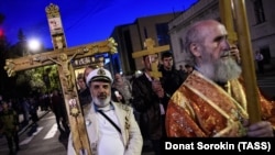 Procesija u znak sećanja na cara Nikolaja II u Rusiji