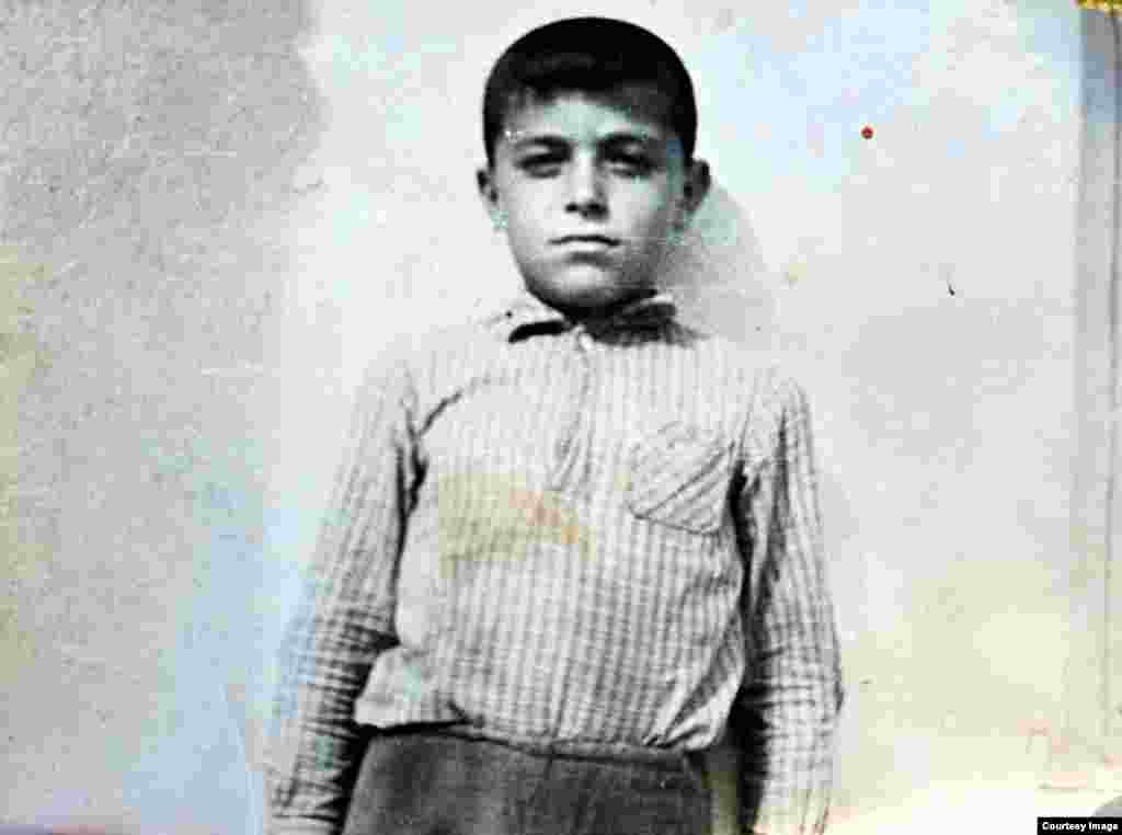 Nicolae Terzi la 12 ani, la Cișmichioi, 1968