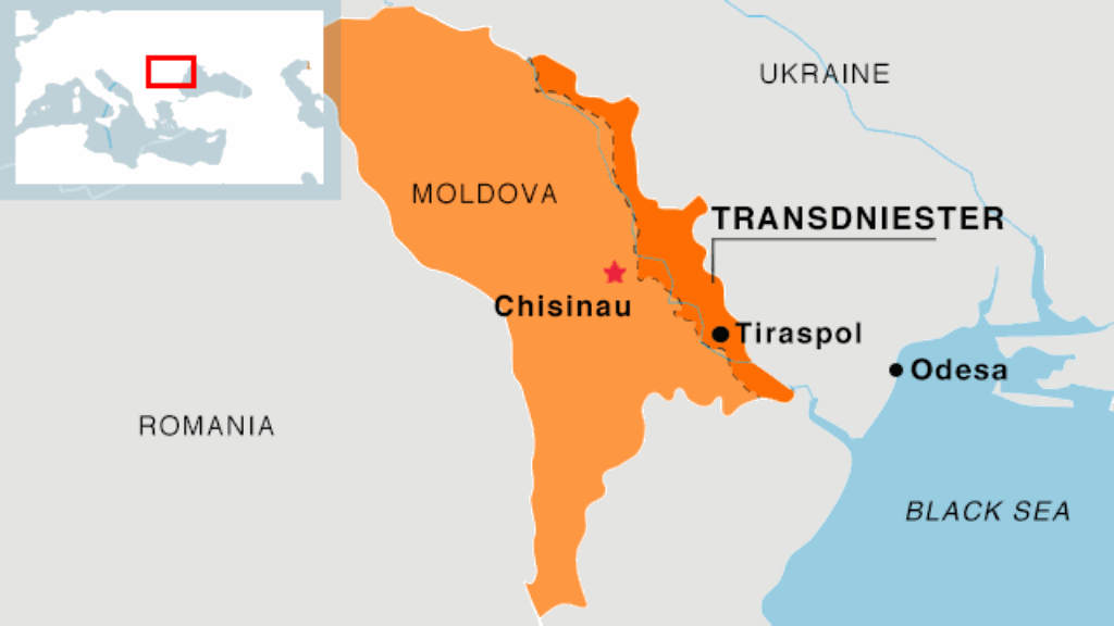 Occupying a narrow strip of land between the River Dniester and the Ukrainian border, Transdniester has been recognized only by three other mostly nonrecognized post-Soviet states: the breakaway Georgian regions of Abkhazia and South Ossetia, and Nagorno-Karabakh in Azerbaijan.