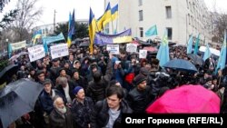 Проукраїнський мітинг у Криму, 2014 рік