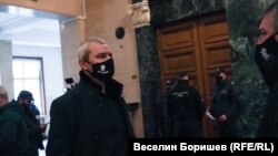 Лидерът на "Възраждане" Костадин Костадинов в Софийския градски съд