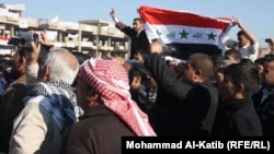 مظاهرة في الموصل تضامنا مع متظاهري الا نبار