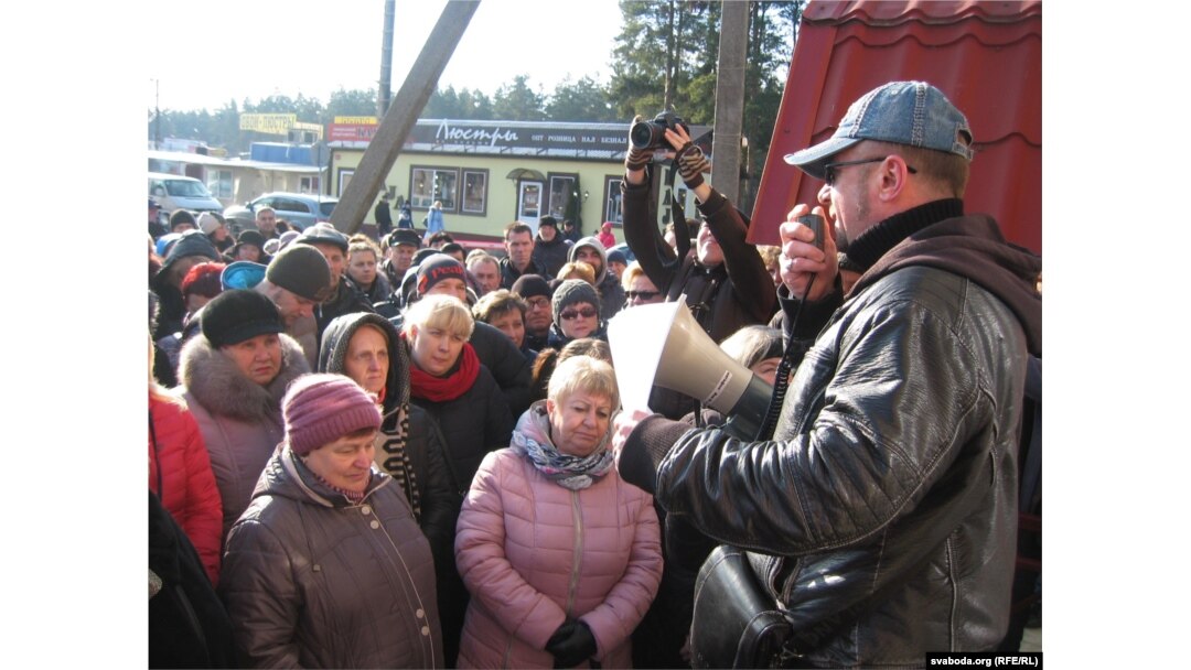 Старшыня Савета прадпрымальнікаў рынка “Паўднёвы” Андрэй Шэсьцяракоў