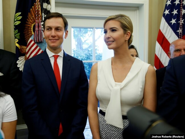 Jared Kushner and Ivanka Trump