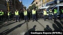 При първото гласуване за Иван Гешев на 24 октомври районът около ВСС бе блокиран