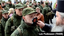Проводы призывников в армию в Мурманске 