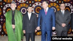 Afghan and Tajik Presidents Hamid Karzai (left) and Emomali Rahmon (2nd right) will mark Norouz in Ashgabat with Iranian and Pakistani counterparts Mahmud Ahmadinejad (2nd left) and Asif Ali Zardari.