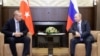 Президент Росії Володимир Путін (п) і президент Туреччини Реджеп Тайїп Ердоган 