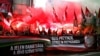 Варшава. Польские и венгерские националисты участвуют в демонстрации 11 ноября под лозунгом "Сегодня дружба, в будущем – союз" 