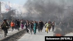 Кабулдагы нааразылык акциясы. 22-февраль, 2012-жыл. 