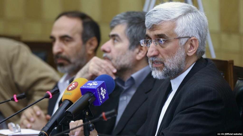 Former nuclear negotiator, Saeed Jalili, during a meeting in the Iranian Parliament to review Iran nuclear deal, on September 07, 2015.