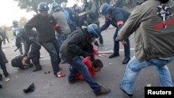 Police and protesters clashed May 26 in Paris over France's new law permitting gay marriage and adoption.