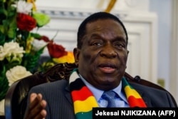 Presidenti i Zimbabvesë, Emmerson Mnangagwa.