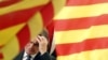 Лидер партии "Конвергенция и союз" Артур Мас в день выборов в региональный парламент Каталонии